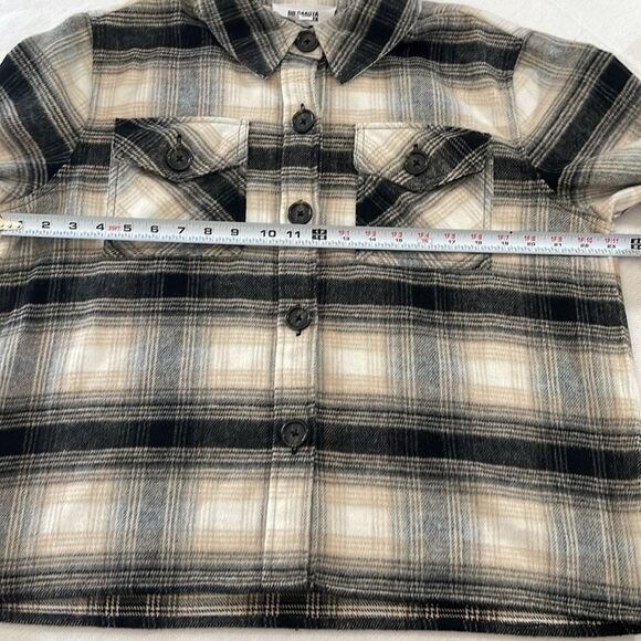 BB Dakota Steve Madden Flannel Shacket Shirt size XL - Picture 8 of 9